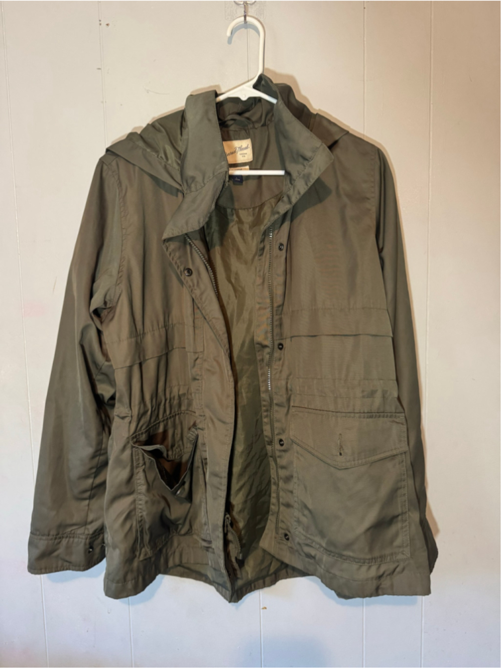 Women's Universal Thread Utility Jacket Size L Olive